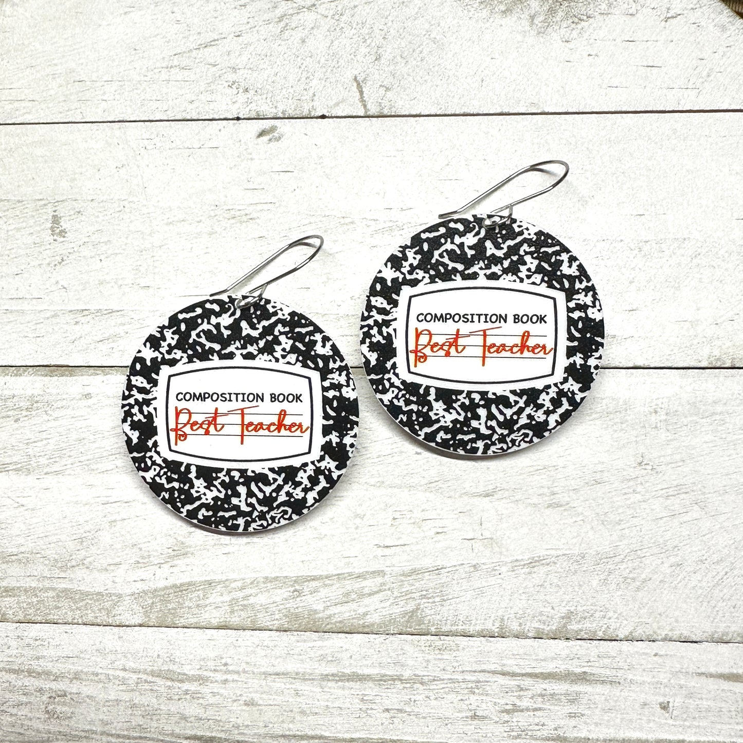 Composition Book Earrings