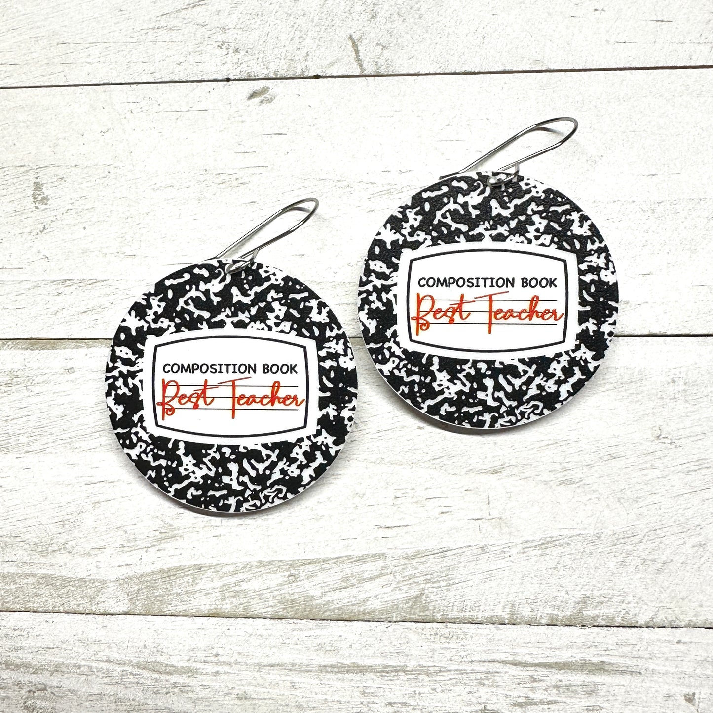 Composition Book Earrings