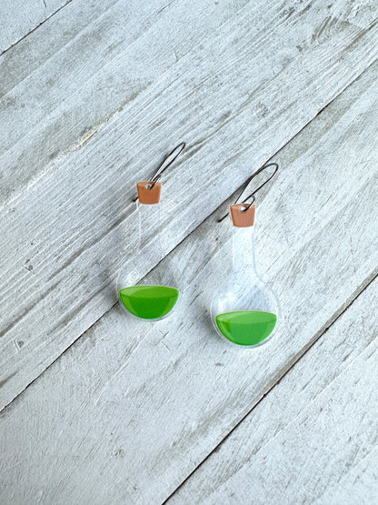 Potions Dangle Earrings | Halloween Earrings