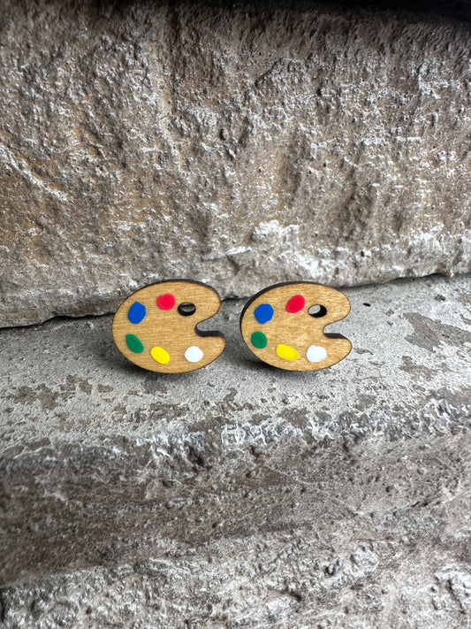 Art Palette Stud Earrings