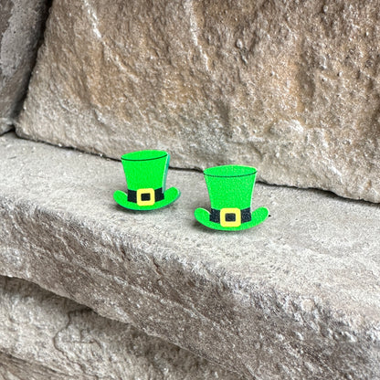 Leprechaun Hat Earrings | St. Patrick's Day Earrings