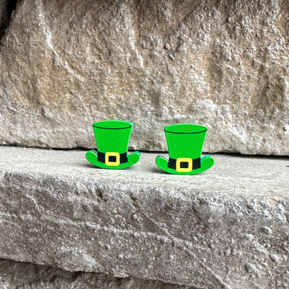 Leprechaun Hat Earrings | St. Patrick's Day Earrings