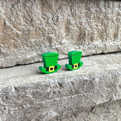 Leprechaun Hat Earrings | St. Patrick's Day Earrings