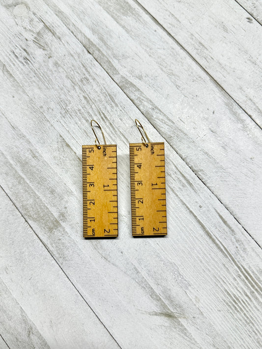 Ruler Dangle Earrings